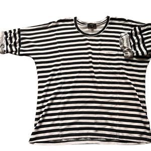 Red23 Baggy Oversized Striped Shirt Size S